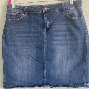 Westport denim stretch skirt, 14